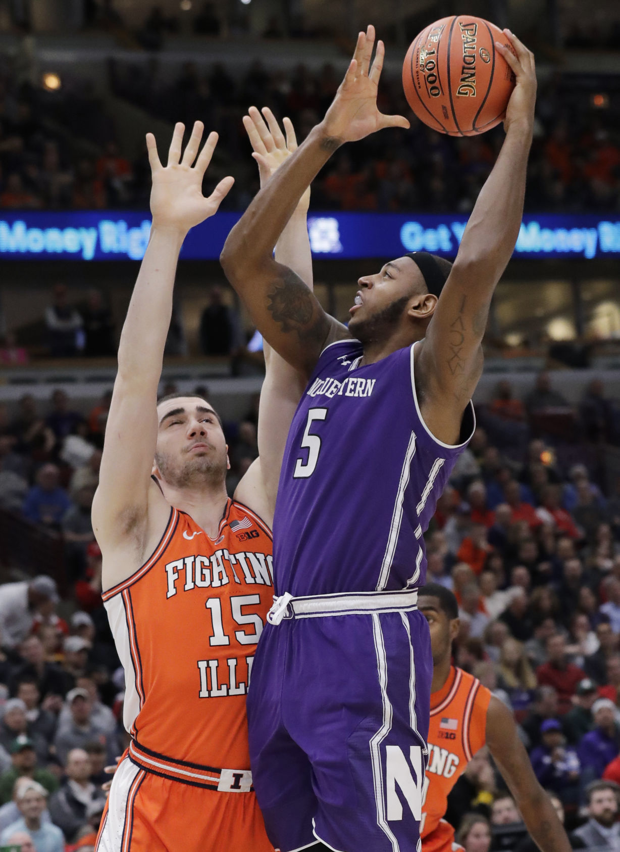 Illinois 74, Northwestern 69 (OT)